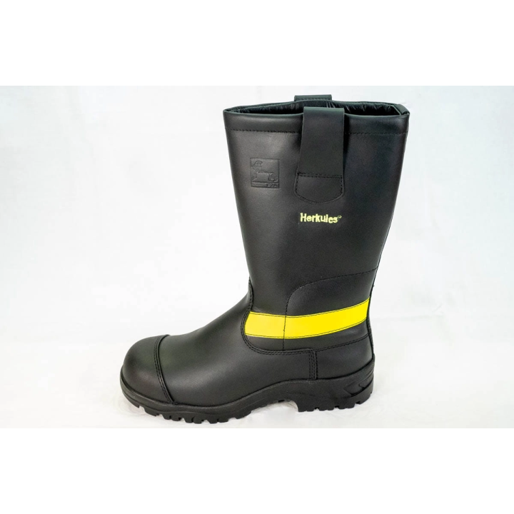 Buty strażackie Herkules 5524-0 z wyściułką skórzaną