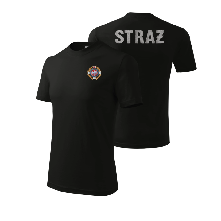 T-SHIRT - OSP, HAFT SREBRNY