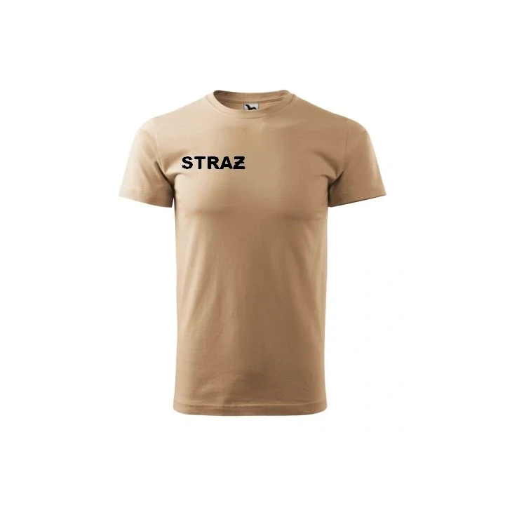 T-Shirt PIASKOWY - STRAŻ czarny haft