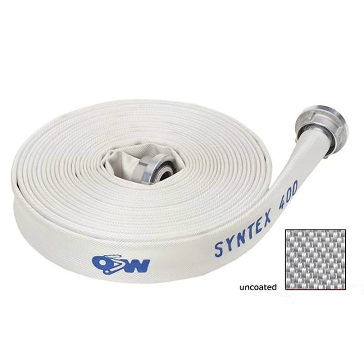 Wąż tłoczny W110/20m ŁA - OSW biały