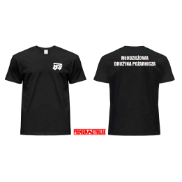 T-Shirt MDP Czarny z haftem