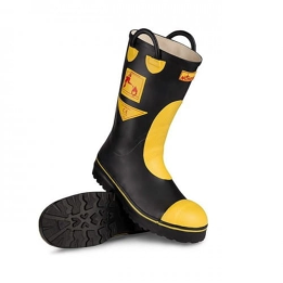Buty strażackie gumowe FIREMAN wkł.trudnopalna