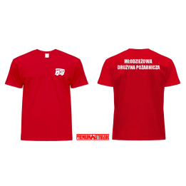 T-Shirt MDP Czerwony z haftem
