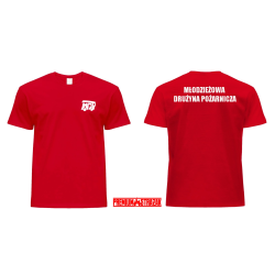 T-Shirt MDP Czerwony z haftem