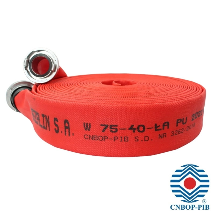 Wąż tłoczny W 75-30m/40m/50m-ŁA/PU/PW Bezalin (do drabin)