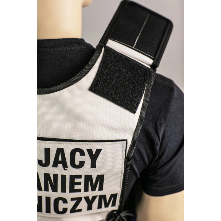 Kamizelka taktyczna KDR biało - zielona