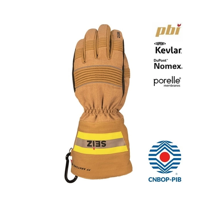 Rękawice pożarnicze SEIZ FIRE-FIGHTER ANATOMIC PBI