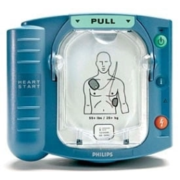 Defibrylator AED PHILIPS HS1 ze skrzynką PELI