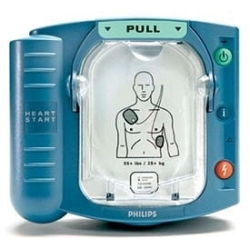 Defibrylator AED PHILIPS HS1 ze skrzynką PELI