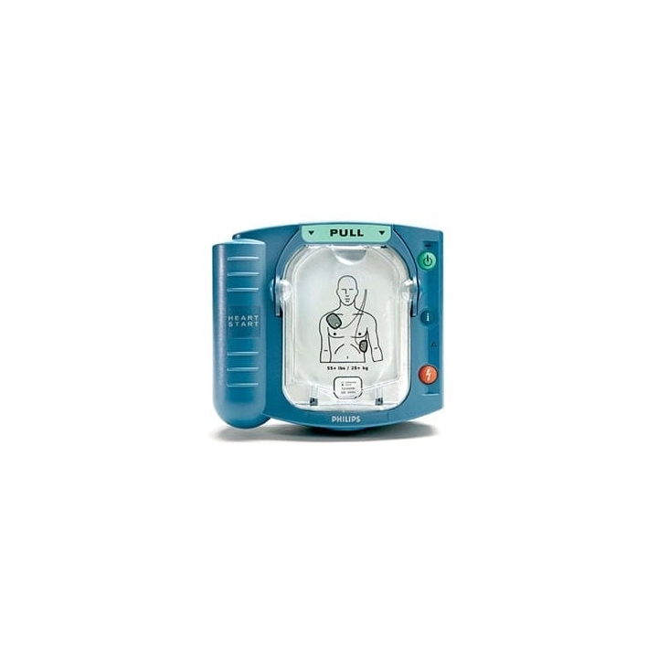 Defibrylator AED PHILIPS HS1 ze skrzynką PELI
