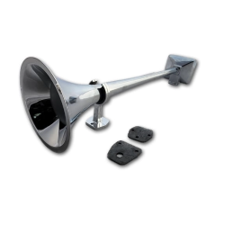 Sygnał pneumatyczny HADLEY E-Tone (chromowany, okrągły, 62 cm)