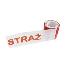 Taśma ostrzegawcza STRAŻ 100m